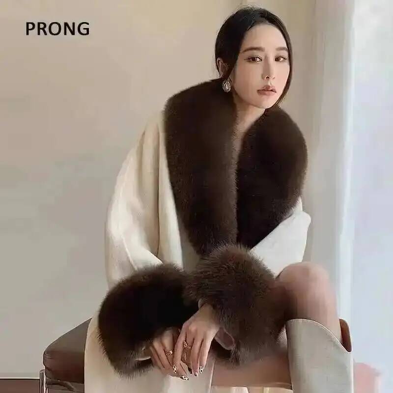 Winter Clothing Outdoor - 100% Real Fox Fur Collar Winter