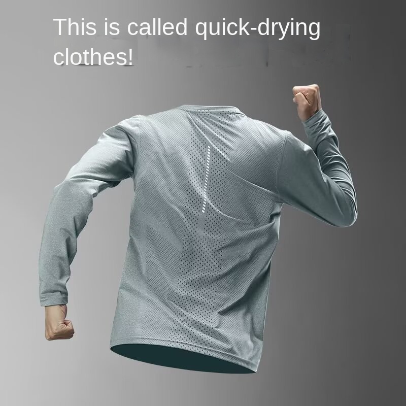 Winter Clothing Outdoor - Men's Long Sleeve Quick-Dry Sports Top