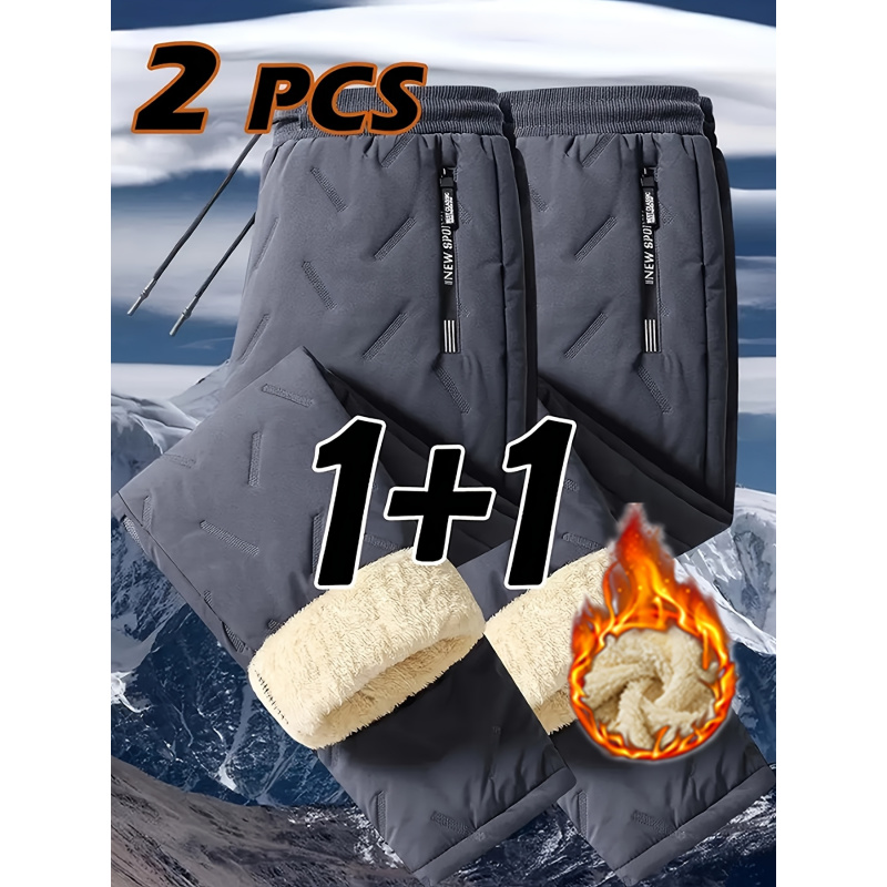 Winter Clothing Outdoor - Men's Winter Hiking Pants Set Thickened