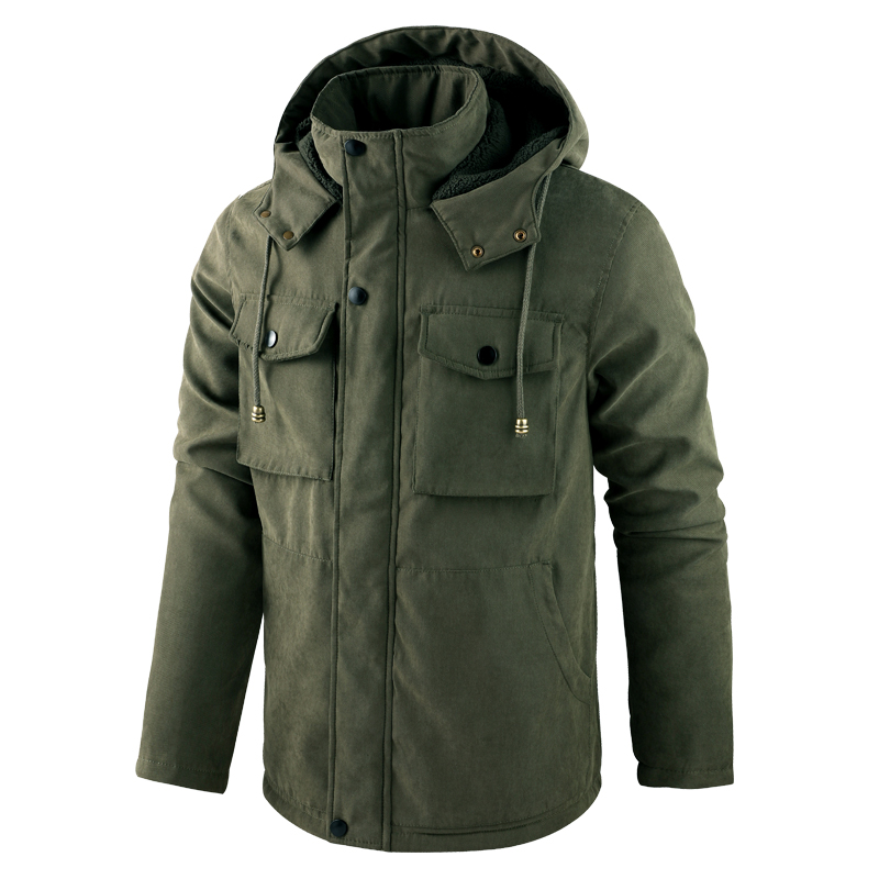 High Quality Men's Fleece Jack - Quality Winter Clothing Jacket บทวิจารณ์และราคา