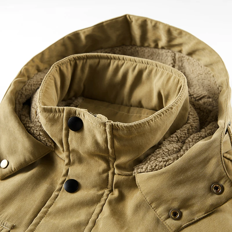 High Quality Men's Fleece Jack - Quality Winter Clothing Jacket บทวิจารณ์และราคา