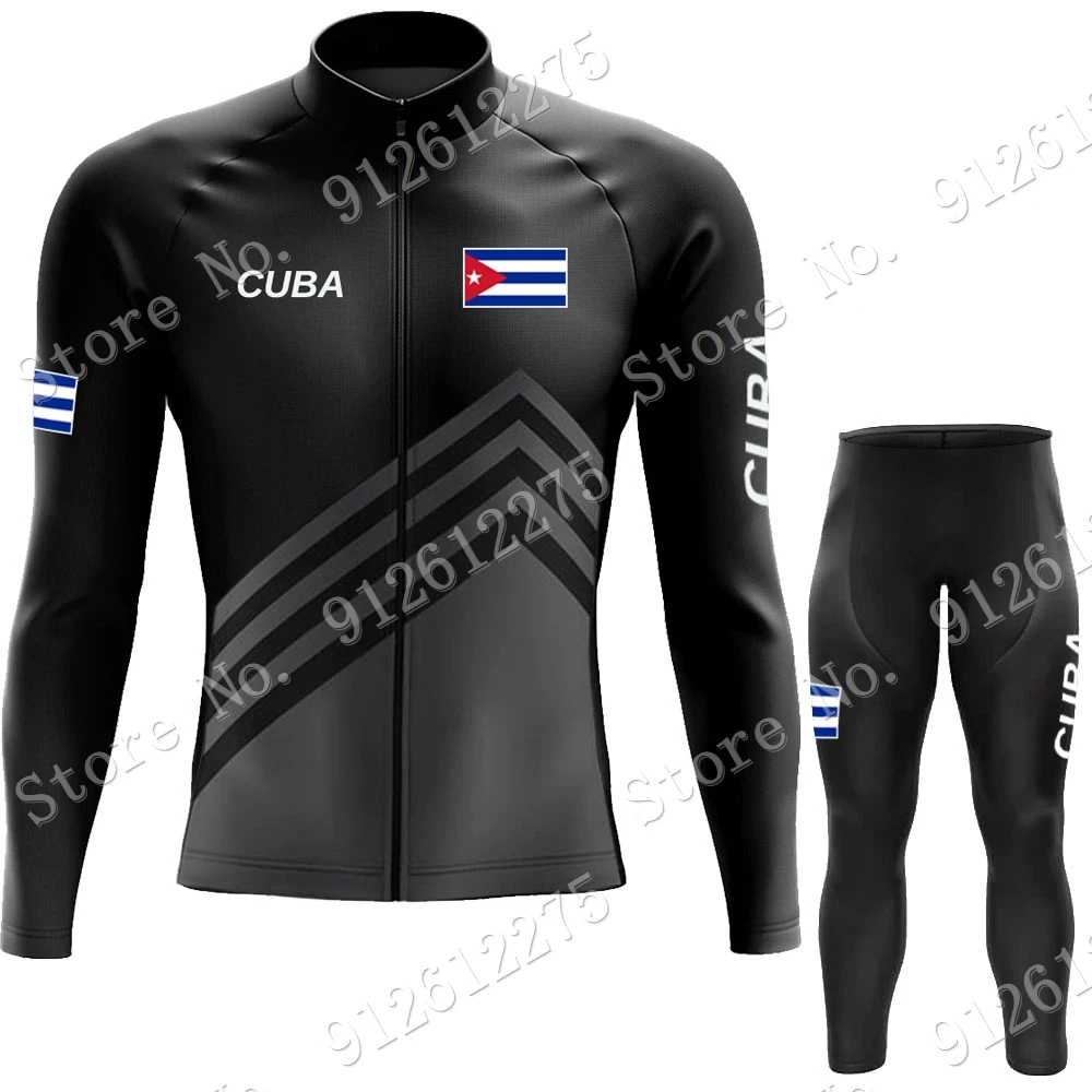 Cuba Cycling Jersey Set Cyclin - Winter Clothing Men Sale บทวิจารณ์และราคา