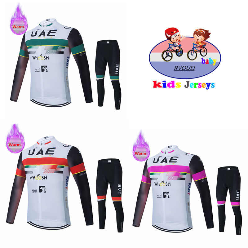 UAE Boy Long Sleeve Cycling Je - Winter Clothing Kids Sale บทวิจารณ์และราคา