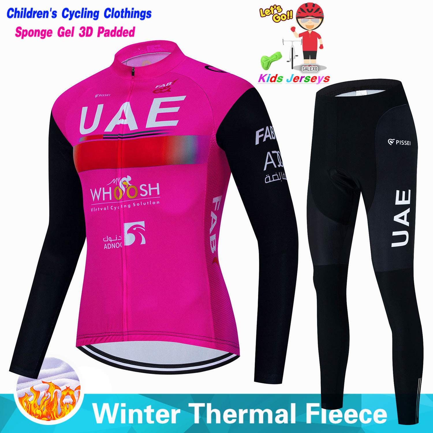 Uae Kids Winter Fleece Cycling - Winter Clothing Kids Sale บทวิจารณ์และราคา