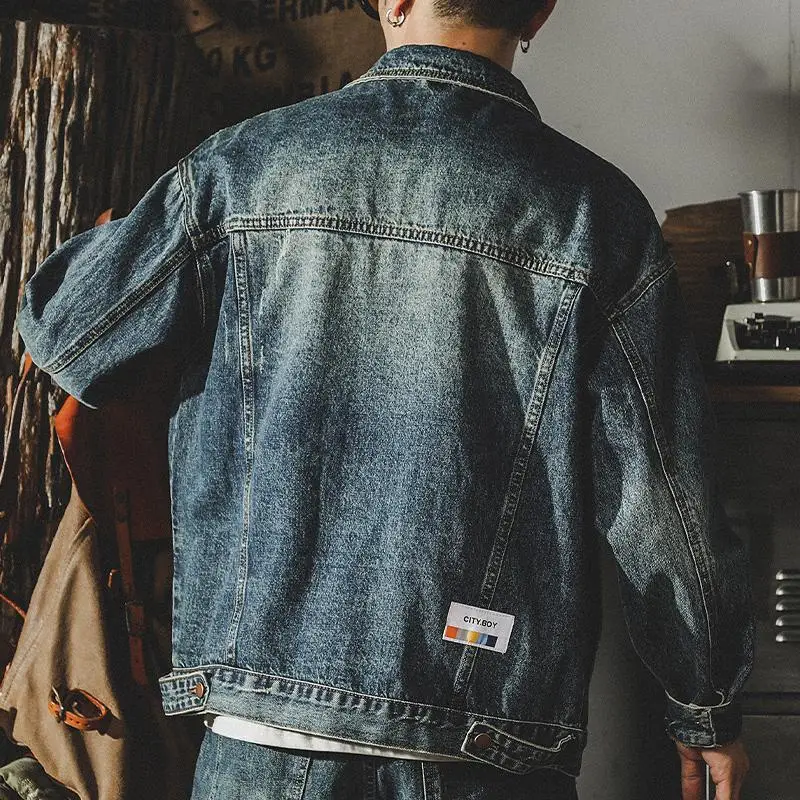 Trendy Loose Denim Jackets Man - Quality Winter Clothing Jacket บทวิจารณ์และราคา