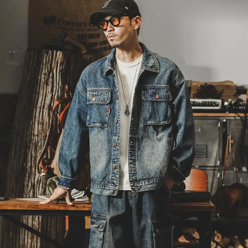 Trendy Loose Denim Jackets Man - Quality Winter Clothing Jacket บทวิจารณ์และราคา