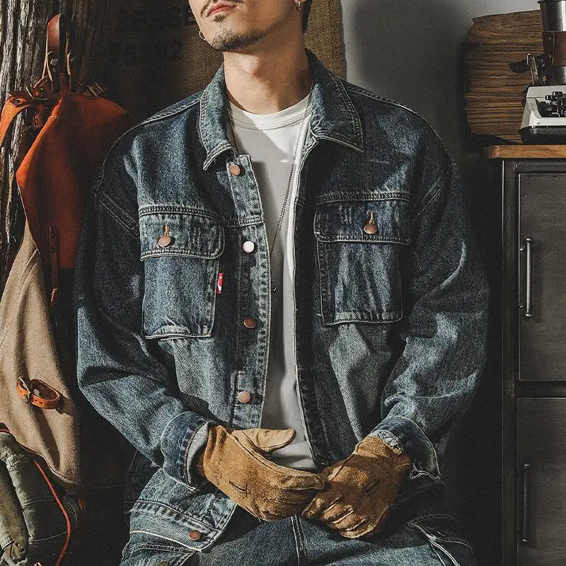Trendy Loose Denim Jackets Man - Quality Winter Clothing Jacket บทวิจารณ์และราคา
