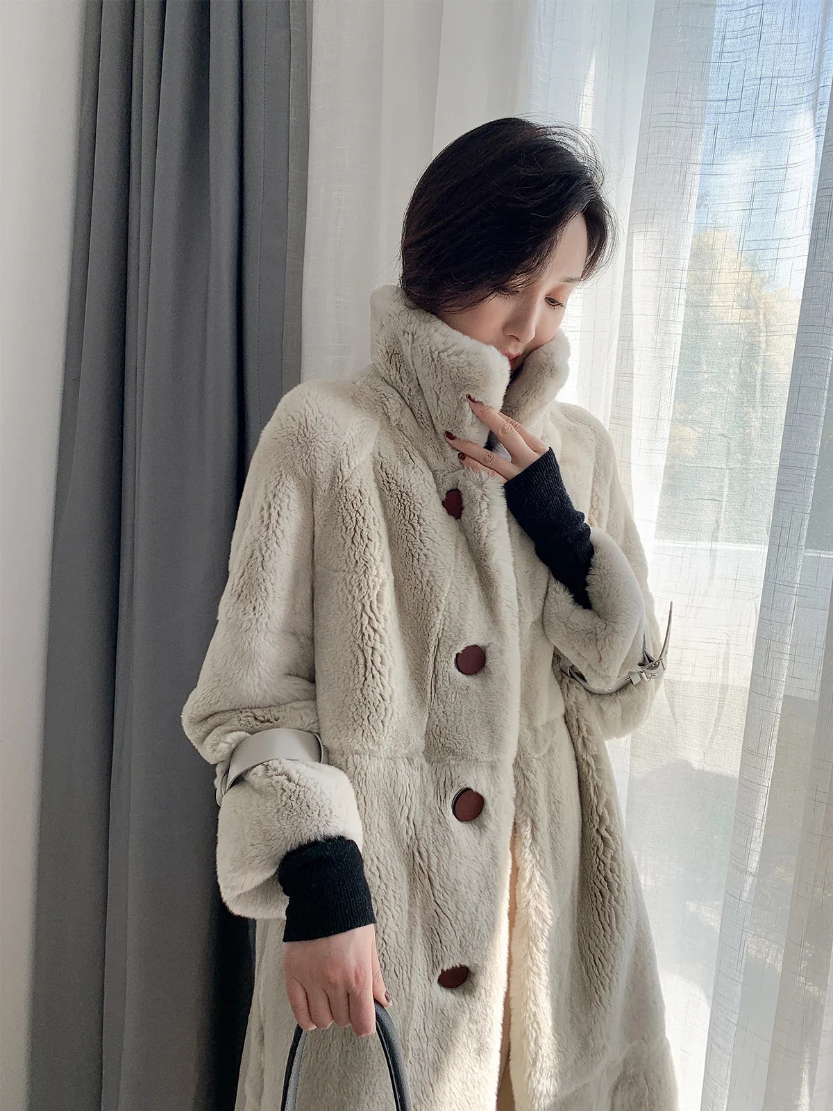 High Quality Real Rex Rabbit F - Quality Winter Clothing Jacket บทวิจารณ์และราคา