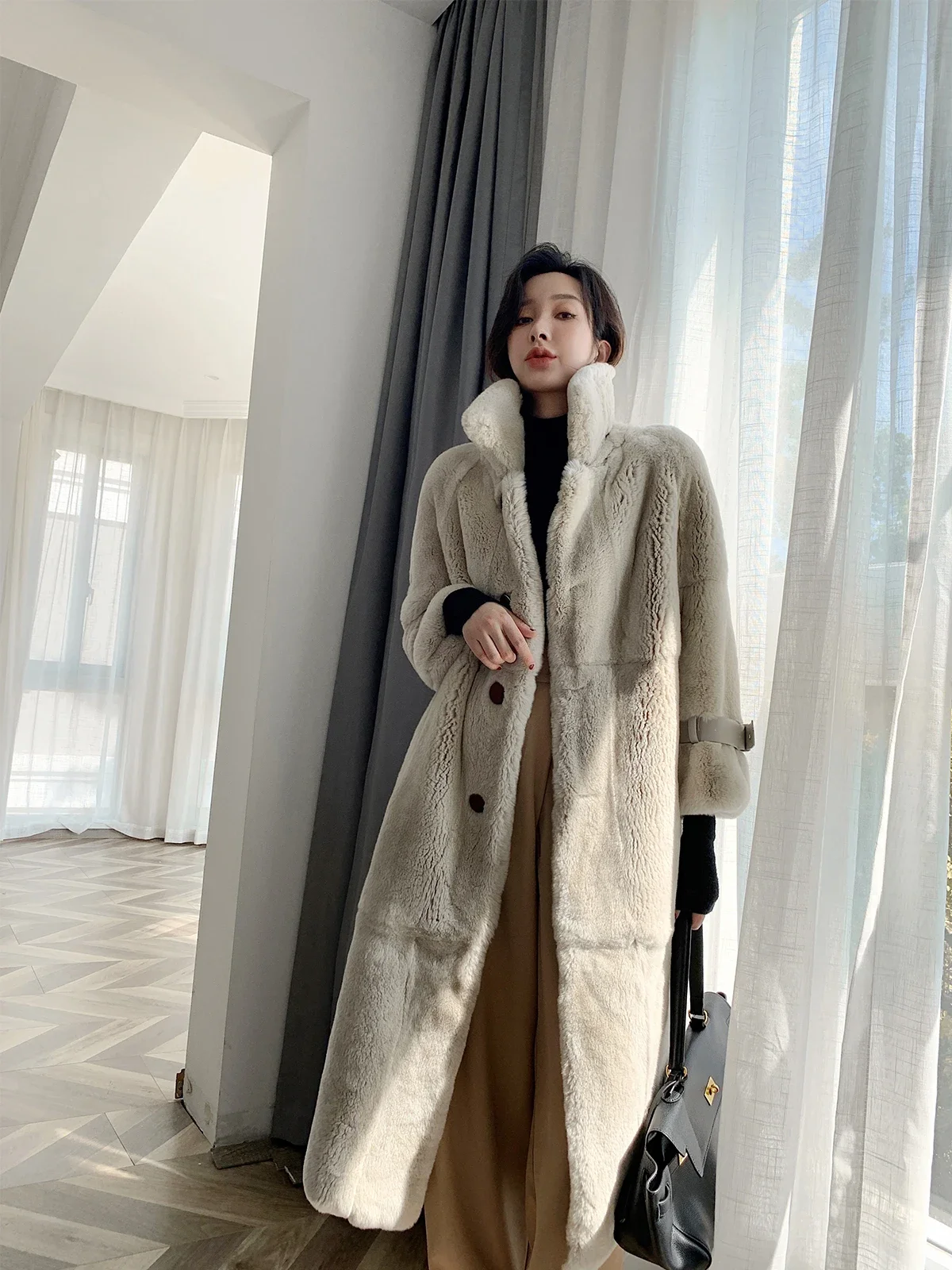 High Quality Real Rex Rabbit F - Quality Winter Clothing Jacket บทวิจารณ์และราคา