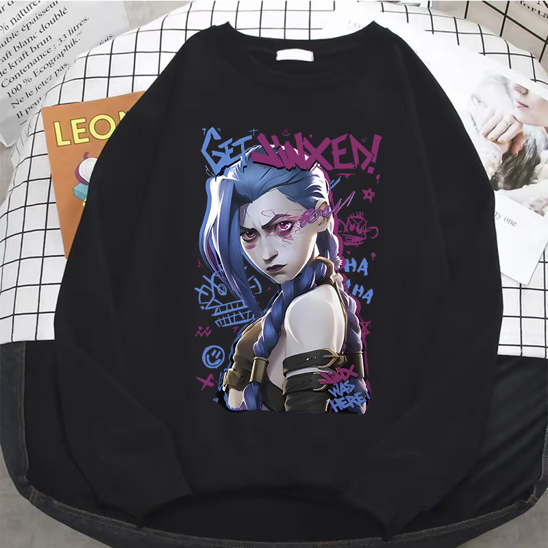 Jinx Arcane Hoodie Hot Anime W - Winter Under Clothing บทวิจารณ์และราคา