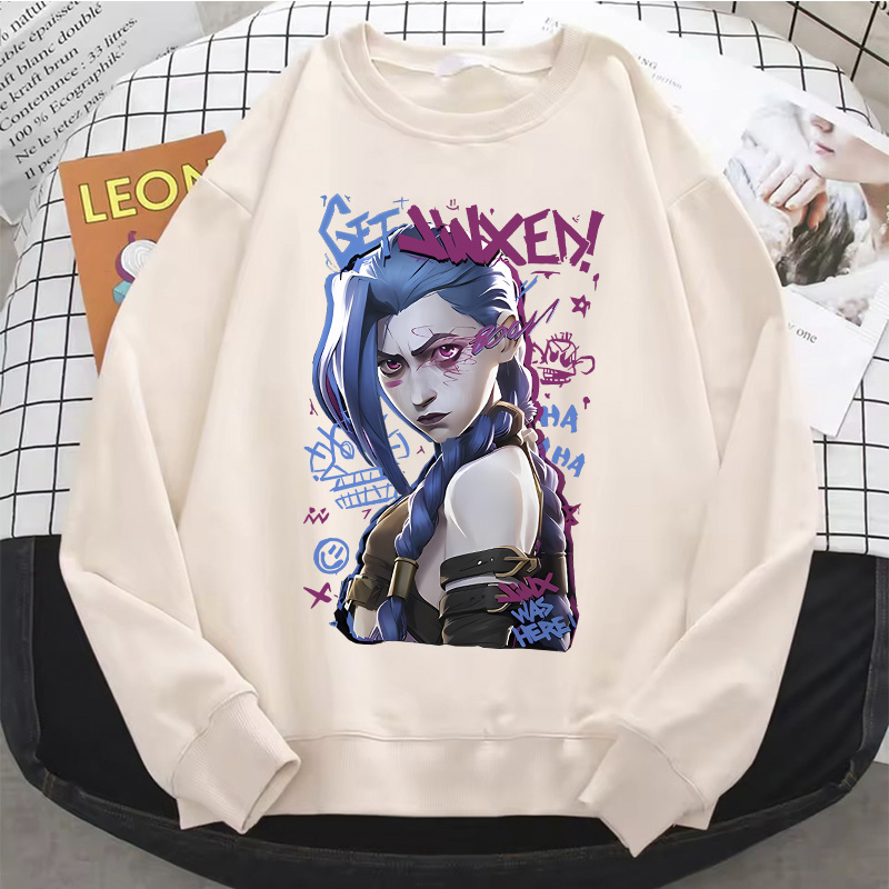 Jinx Arcane Hoodie Hot Anime W - Winter Under Clothing บทวิจารณ์และราคา