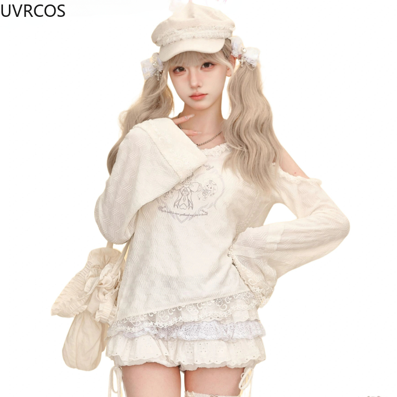 Kawaii Sweet Lolita Style Skir - Winter Clothing Gear บทวิจารณ์และราคา