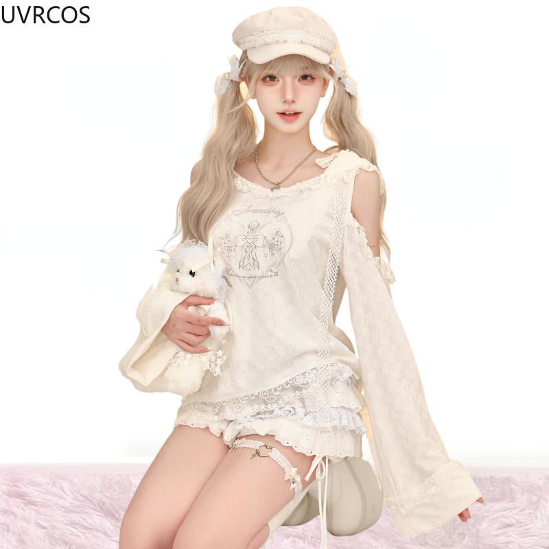 Kawaii Sweet Lolita Style Skir - Winter Clothing Gear บทวิจารณ์และราคา