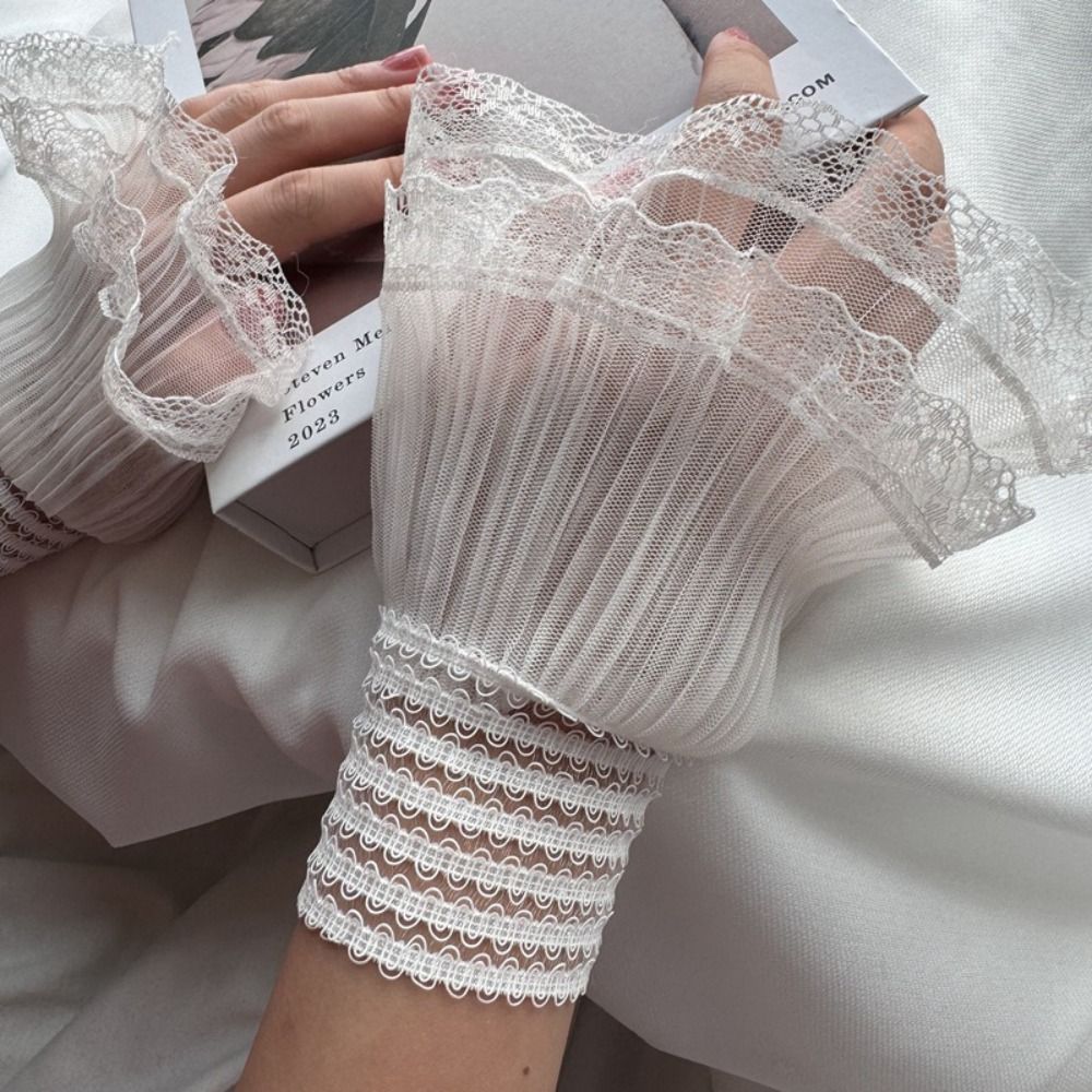 Multilayer Ruffle Lace False S - Winter Clothing Online บทวิจารณ์และราคา