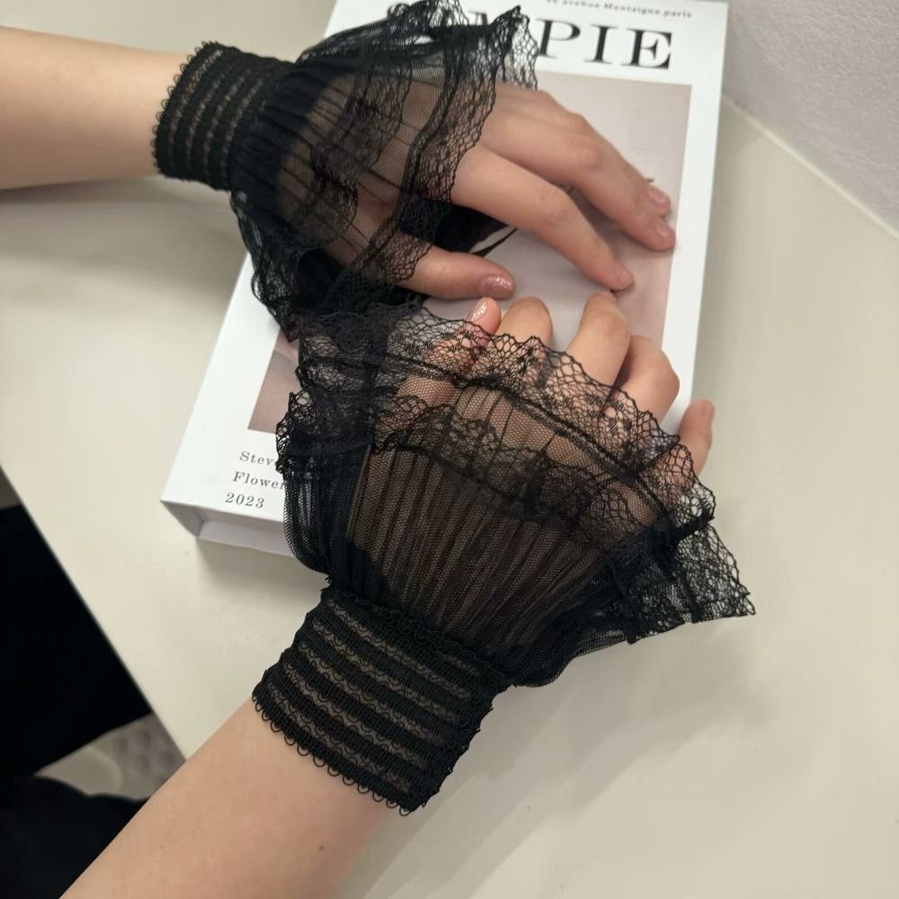 Multilayer Ruffle Lace False S - Winter Clothing Online บทวิจารณ์และราคา