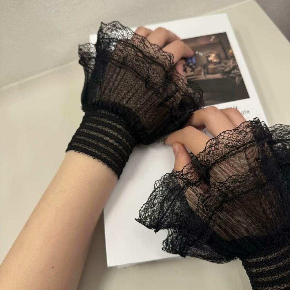 Multilayer Ruffle Lace False S - Winter Clothing Online บทวิจารณ์และราคา