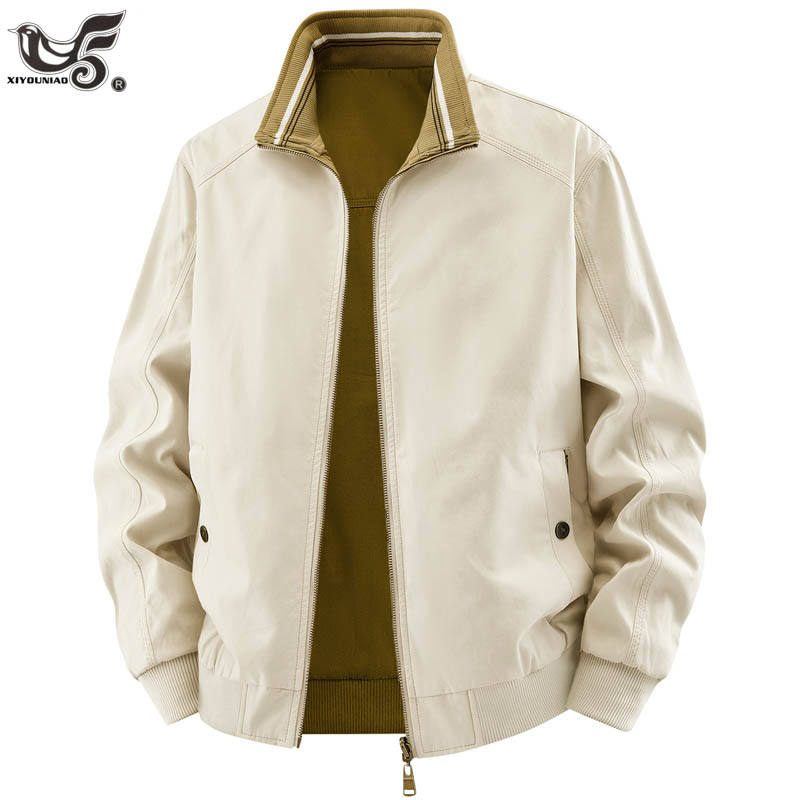 High Quality Reversible Jacket - Quality Winter Clothing Bomber Jacket บทวิจารณ์และราคา