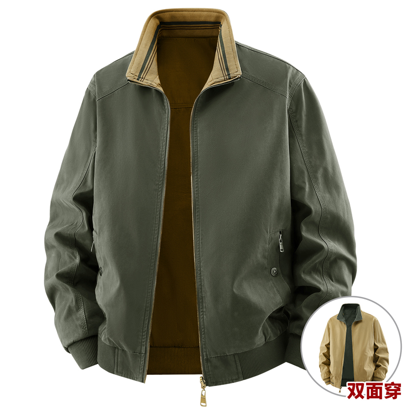 High Quality Reversible Jacket - Quality Winter Clothing Bomber Jacket บทวิจารณ์และราคา