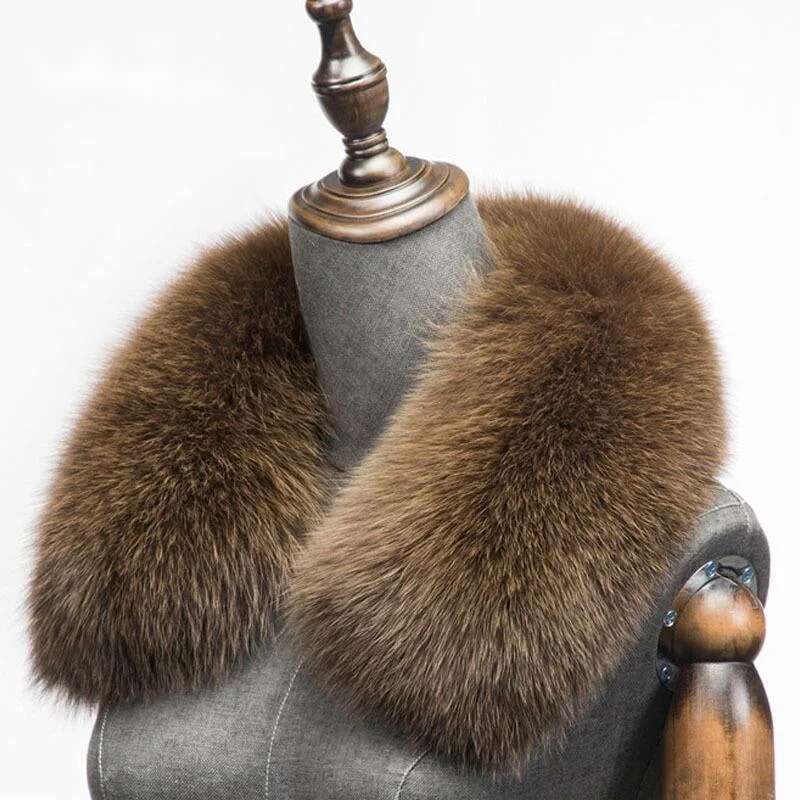 Winter Natural Fox Fur Scarf S - Winter Clothing Design บทวิจารณ์และราคา
