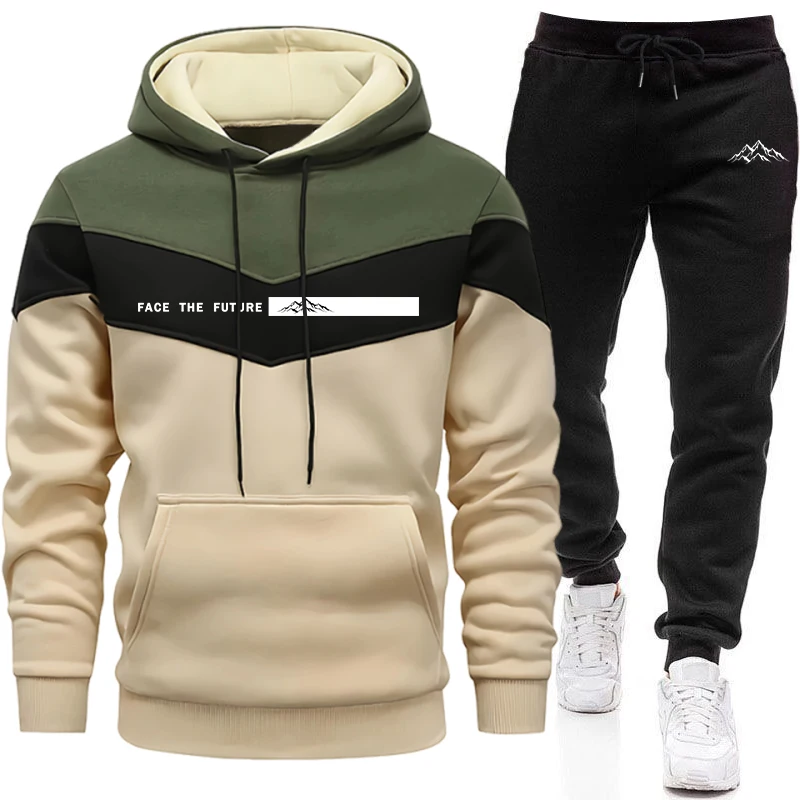 New Men's Tracksuit Fall Winte - Winter Clothing Outdoor บทวิจารณ์และราคา