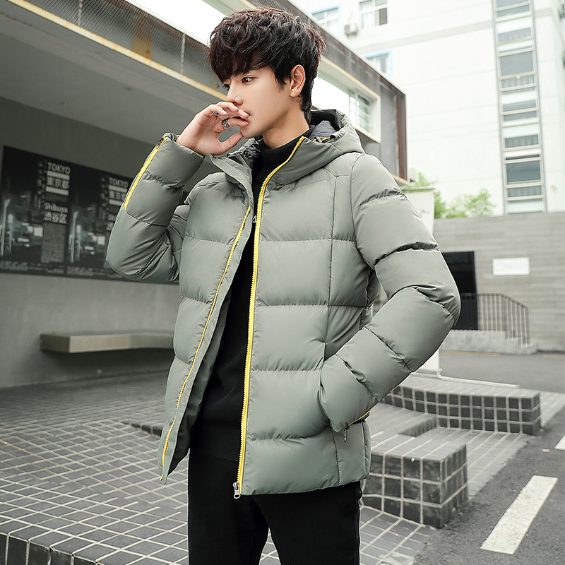 Men Hooded Winter Warm Parkas  - Quality Winter Clothing Jacket บทวิจารณ์และราคา