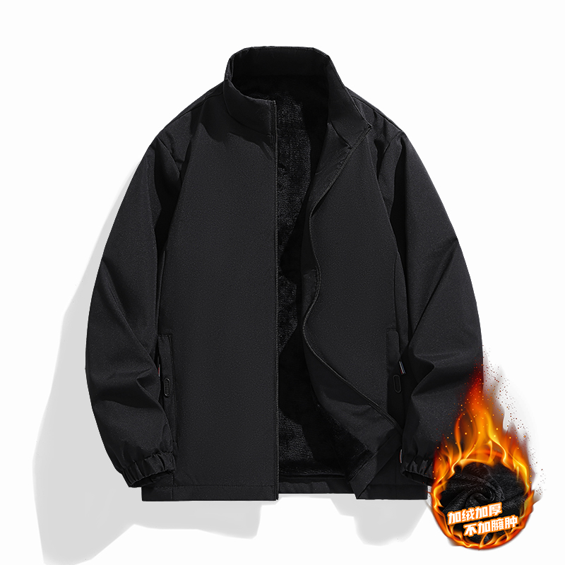 Spring Autumn Men's Fleece Tur - Quality Winter Clothing Bomber Jacket บทวิจารณ์และราคา