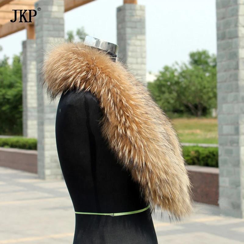 Natural Fur Collar Real raccoo - Winter Clothing Outdoor บทวิจารณ์และราคา
