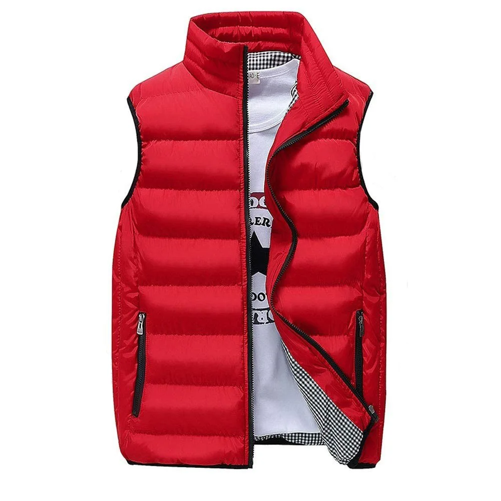 Men Vest Windproof Vest Men Ja - Winter Clothing Gear บทวิจารณ์และราคา