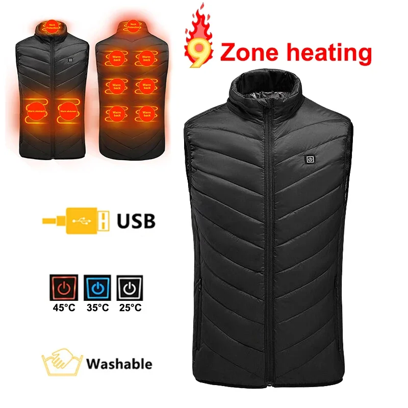 PHMAX Heated Vest Winter Warm  - Winter Under Clothing บทวิจารณ์และราคา