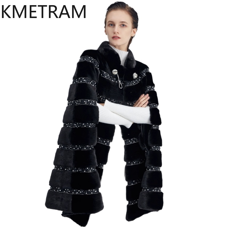 100% Natural Mink Fur Jacket W - Quality Winter Clothing Jacket บทวิจารณ์และราคา