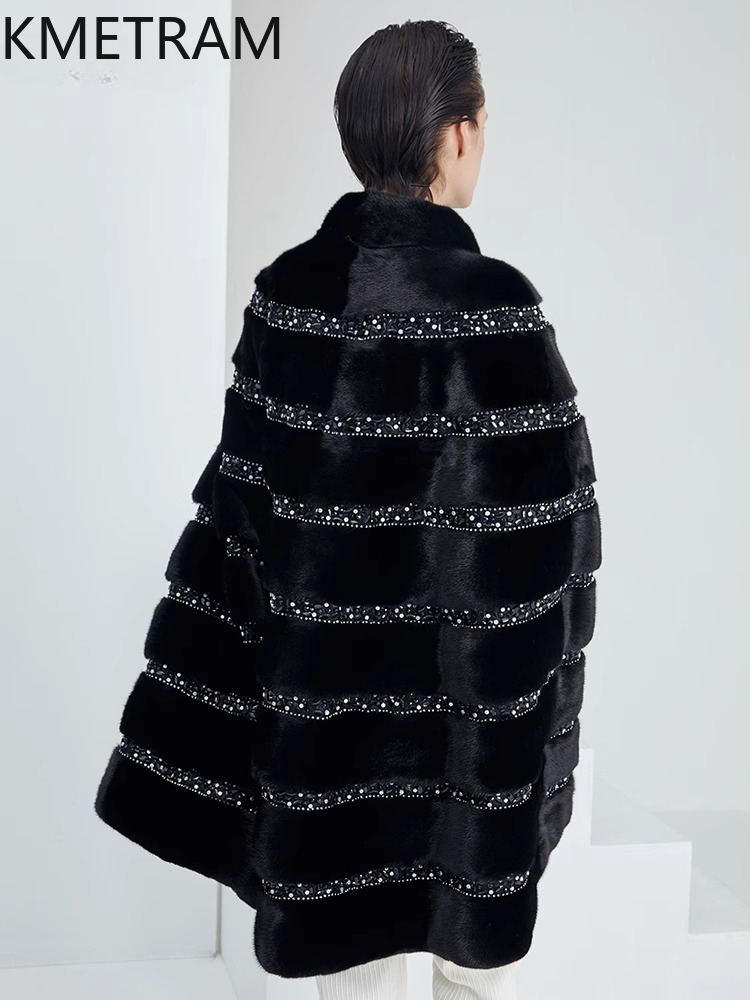 100% Natural Mink Fur Jacket W - Quality Winter Clothing Jacket บทวิจารณ์และราคา