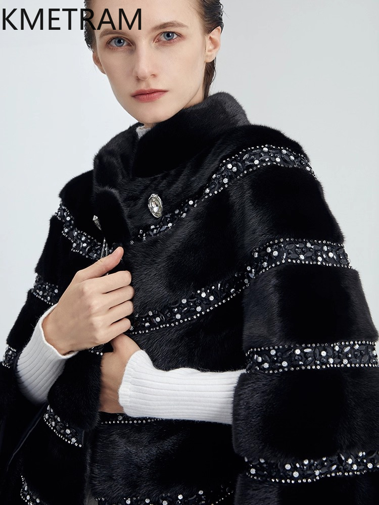 100% Natural Mink Fur Jacket W - Quality Winter Clothing Jacket บทวิจารณ์และราคา