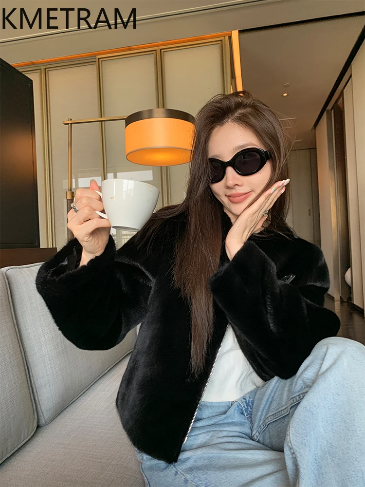 Natural Mink Fur Jacket Short  - Quality Winter Clothing Jacket บทวิจารณ์และราคา
