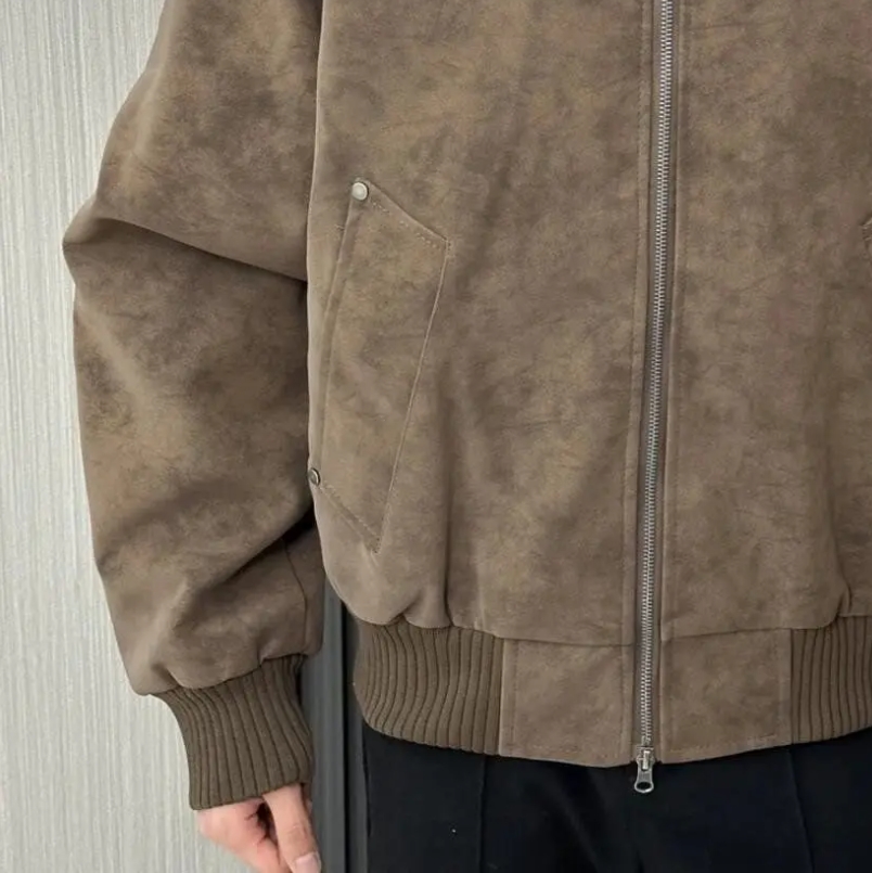 Autumn Oversize Bomber Jacket  - Quality Winter Clothing Bomber Jacket บทวิจารณ์และราคา