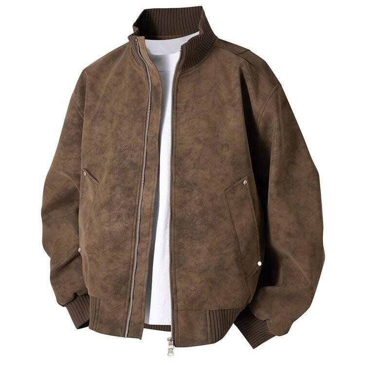 Autumn Oversize Bomber Jacket  - Quality Winter Clothing Bomber Jacket บทวิจารณ์และราคา