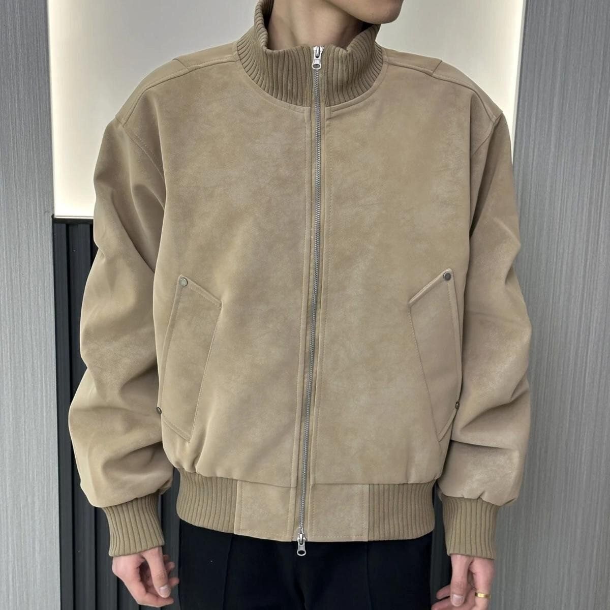 Autumn Oversize Bomber Jacket  - Quality Winter Clothing Bomber Jacket บทวิจารณ์และราคา