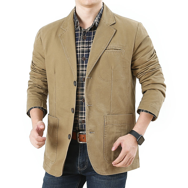 Men Pure Cotton Washed Denim B - Quality Winter Clothing Bomber Jacket บทวิจารณ์และราคา