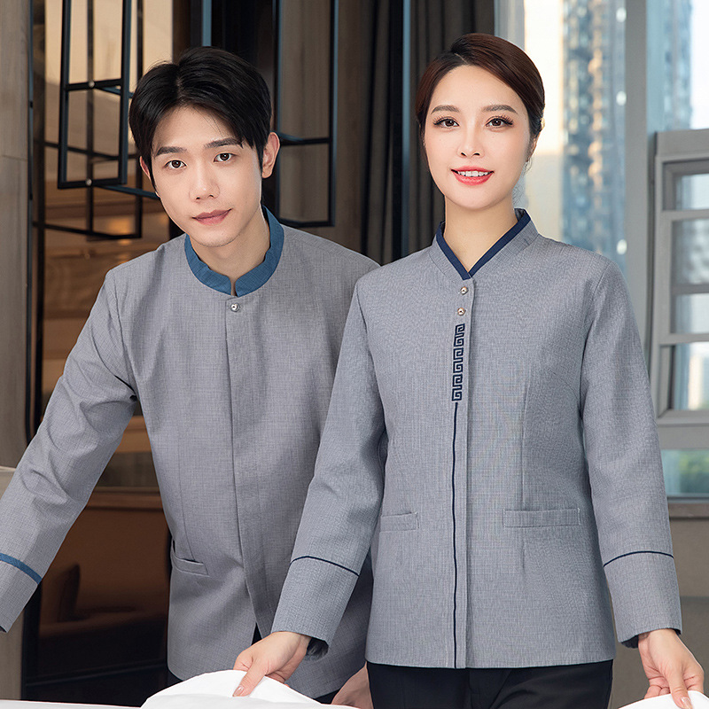 Long-sleeved cleaning workwear - Winter Clothing Men Sale บทวิจารณ์และราคา