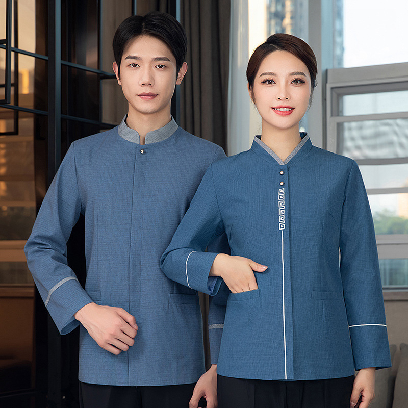 Long-sleeved cleaning workwear - Winter Clothing Men Sale บทวิจารณ์และราคา