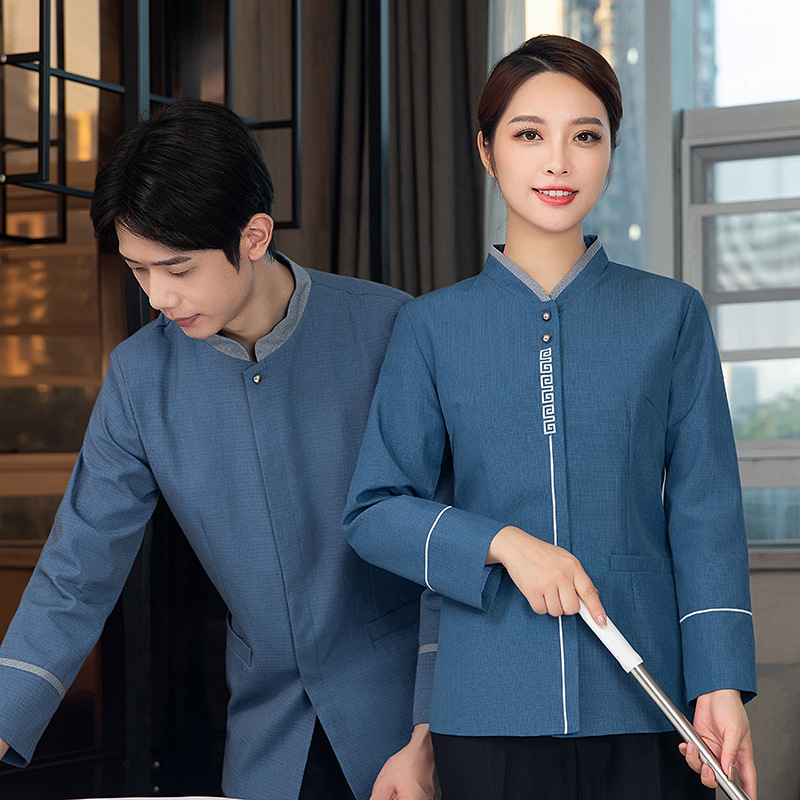 Long-sleeved cleaning workwear - Winter Clothing Men Sale บทวิจารณ์และราคา