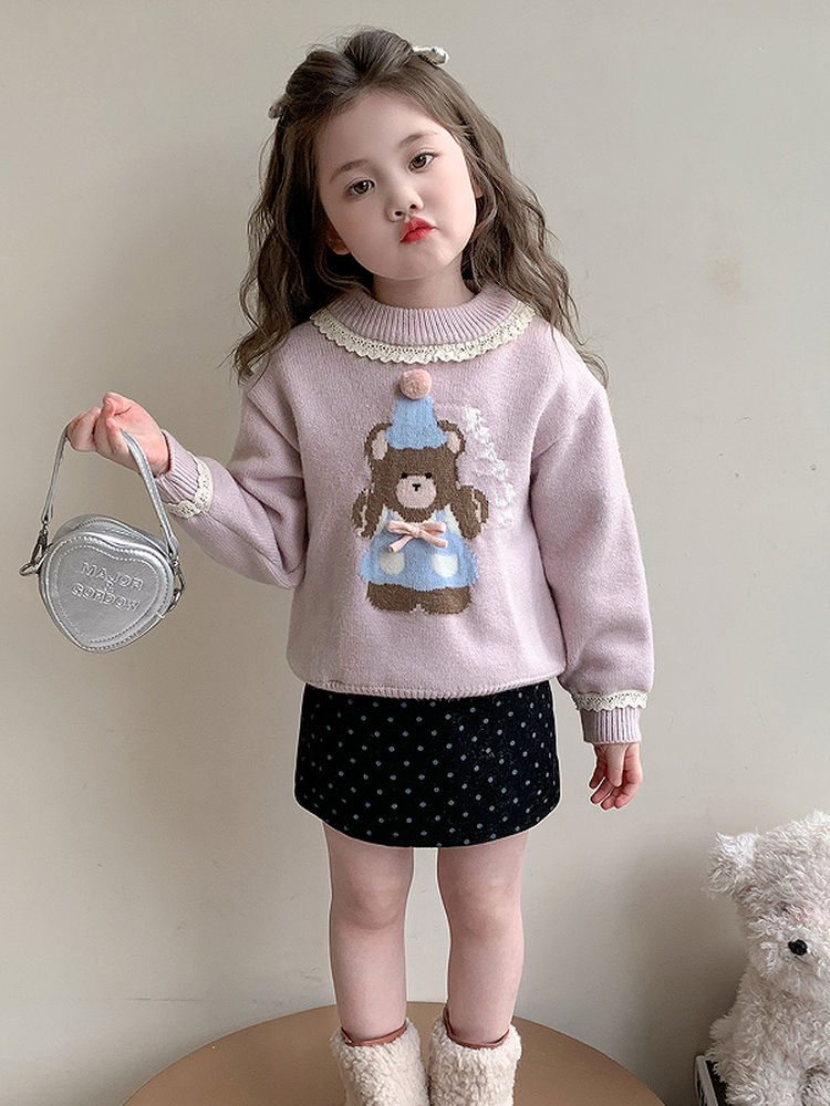 Sweet Sle Bear Print Lace  Gir - Winter Under Clothing บทวิจารณ์และราคา