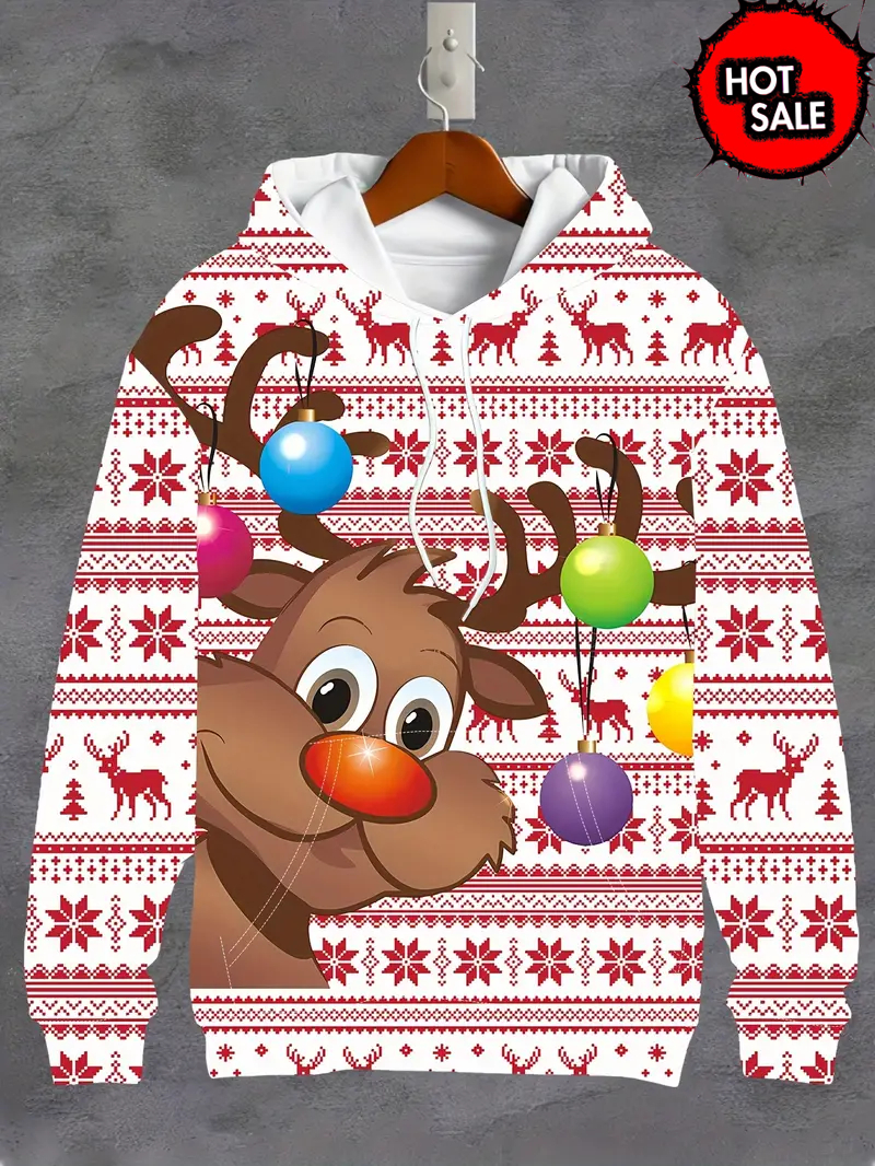 Christmas Unisex Hooded Sweats - Winter Clothing Kids Sale บทวิจารณ์และราคา