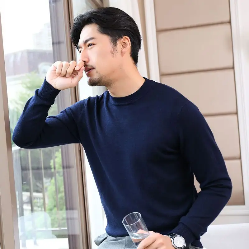 Man Clothes Pullovers Solid Co - Winter Clothing Men Sale บทวิจารณ์และราคา