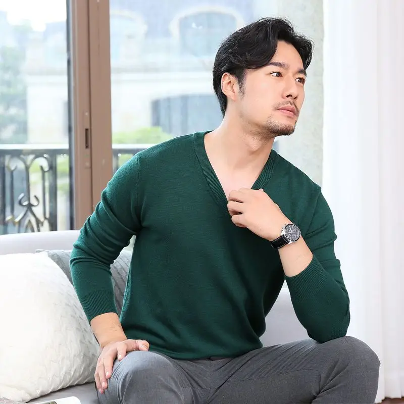 Man Clothes Pullovers Solid Co - Winter Clothing Men Sale บทวิจารณ์และราคา