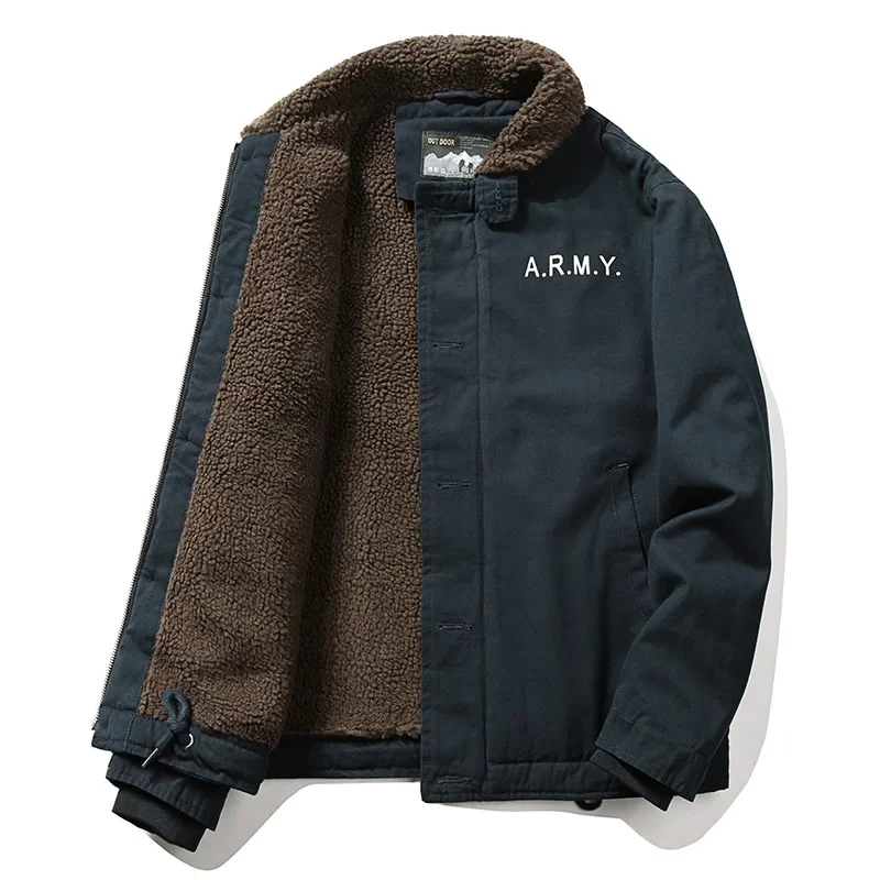 Men Fleece Winter Jackets Warm - Quality Winter Clothing Bomber Jacket บทวิจารณ์และราคา
