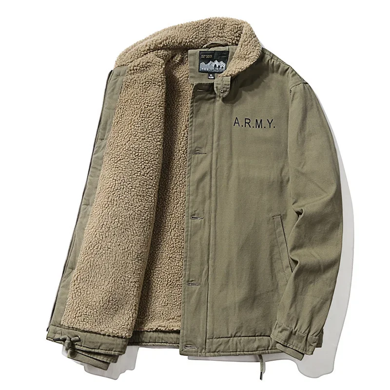 Men Fleece Winter Jackets Warm - Quality Winter Clothing Bomber Jacket บทวิจารณ์และราคา