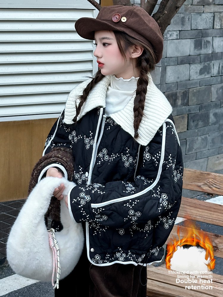 Girls Winter Thiened Cotton Ja - Winter Under Clothing บทวิจารณ์และราคา
