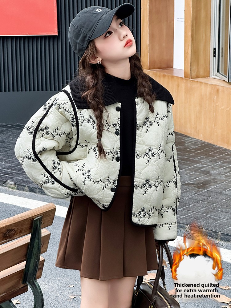 Girls Winter Thiened Cotton Ja - Winter Under Clothing บทวิจารณ์และราคา