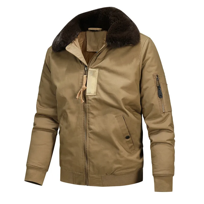 New Winter Men Bomber Jackets  - Quality Winter Clothing Bomber Jacket บทวิจารณ์และราคา